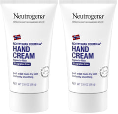 Neutrogena Norwegian Formula Hand Cream FragranceFree, 2 Ounce (Pack of 2)