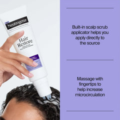 Neutrogena Hair Restore Triple Action Scalp Detox Cleanser, 8 fl oz