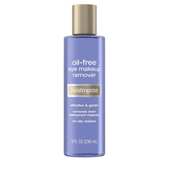 Neutrogena Gentle Oil-Free Eye Makeup Remover & Cleanser for Sensitive Eyes, Dissolves Waterproof Mascara, Non-Greasy Liquid Makeup Remover, Dermatologist & Ophthalmologist Tested, 8 fl. oz