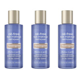 Neutrogena Gentle Oil-Free Eye Makeup Remover & Cleanser for Sensitive Eyes, Non-Greasy Makeup Remover, Removes Waterproof Mascara, Dermatologist & Ophthalmologist Tested, 5.5 fl. oz, 3 Pack