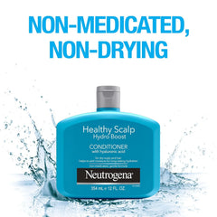 Neutrogena Healthy Scalp Hydro Boost Shampoo & Conditioner Set with Hyaluronic Acid, Hydrating Shampoo & Conditioner Helps Add Moisture to Dry Scalp & Dry Hair, Non-Medicated, 2 x 12 fl. oz