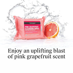 Neutrogena Makeup Remover Cleansing Towelettes, Pink Grapefruit, 25 Count, Twin Pack