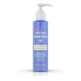 Neutrogena Ultra Light Facial Cleansing Oil & Makeup Remover, Non-Comedogenic Face Cleanser to Remove Dirt, Oil, Makeup & Waterproof Mascara, 4 fl. oz