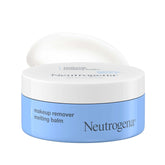 Neutrogena Makeup Remover Melting Balm with Vitamin E, Nourishing and Gentle on Skin, Works on Lips, Face, and Eyes, Solid to Oil for Quick Removal, Fragrance-Free, Travel-Friendly, 2 oz