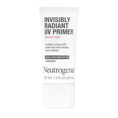Neutrogena Healthy Skin Invisibly Radiant UV Face Primer with SPF 30, Mineral Sunscreen Makeup Primer, Broad Spectrum SPF 30, Suitable for All Skin Types, 1 fl. oz