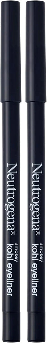 Neutrogena Smokey Kohl Eyeliner with Antioxidant Vitamin E, Water-Resistant & Smooth-Gliding Eyeliner Makeup, Smokey Gray, 0.014 oz (Pack of 2)