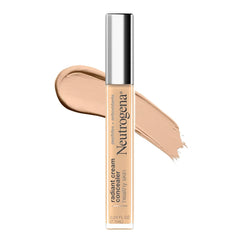 Neutrogena Healthy Skin Radiant Cream Concealer Makeup, Blurs and Conceals Dark Circles, Imperfections, Acne, and Blemishes, Under Eye Brightener, Bisque Light/Medium 02, 0.24 fl oz