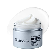 Neutrogena Rapid Wrinkle Repair Retinol Face Moisturizer, Fragrance Free, Daily Anti-Aging Face Cream with Retinol & Hyaluronic Acid to Fight Fine Lines, Wrinkles, & Dark Spots, 1.7 oz