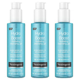 Neutrogena Hydro Boost Lightweight Hydrating Facial Cleansing Gel, Gentle Face Wash & Makeup Remover with Hyaluronic Acid, Hypoallergenic & Non Comedogenic, 6 oz, Pack of 3