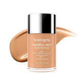 Neutrogena Healthy Skin Liquid Foundation Makeup with Broad Spectrum SPF 20 Sunscreen, Lightweight, Medium Coverage Makeup with Sunscreen and Pro-Vitamin B5, Fresh Beige 380W, 1 fl. oz
