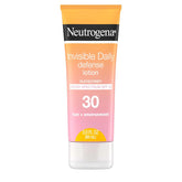 Neutrogena Invisible Daily Defense Sunscreen Lotion, Broad Spectrum SPF 30, Oxybenzone-Free & Water-Resistant, Sun & Environmental Aggressor Protection, Antioxidant Complex, 3.0 fl. oz