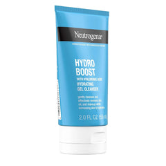 Neutrogena Hydro Boost Face Wash, Hydrating Facial Cleanser with Hyaluronic Acid, Daily Foaming Face Wash & Makeup Remover, Hypoallergenic & Paraben-Free Gel Cleanser, 2 fl. oz, 24 Pack