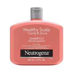 Neutrogena Healthy Scalp Pink Grapefruit Shampoo for Oily Hair & Scalp, 12 fl oz