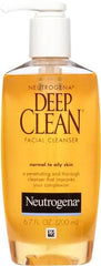 Neutrogena Deep Clean Daily Facial Cleanser with Beta Hydroxy Acid for Normal to Oily Skin, Alcohol-Free, Oil-Free & Non-Comedogenic, 6.7 fl. oz