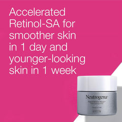 Neutrogena Anti-Aging Rapid Wrinkle Repair Retinol Regenerating Cream, 0.5 Oz Mini, & Neutrogena Anti-Aging Rapid Wrinkle Repair Retinol Pro+ 0.5% Power Serum, Travel Size 1 Fl. Oz