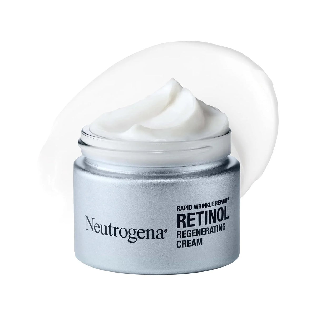 Neutrogena Rapid Wrinkle Repair Retinol Face Moisturizer, Daily Anti-Aging Face Cream with Retinol & Hyaluronic Acid to Fight Fine Lines, Wrinkles, & Dark Spots, 1.7 oz