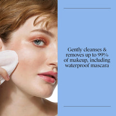 Neutrogena Makeup Remover Micellar Wipes for Face Daily Gently Removes Oil Dirt and Waterproof Makeup in a Simple Fully Plant-Based Cloth, 25 Count (Pack of 24)