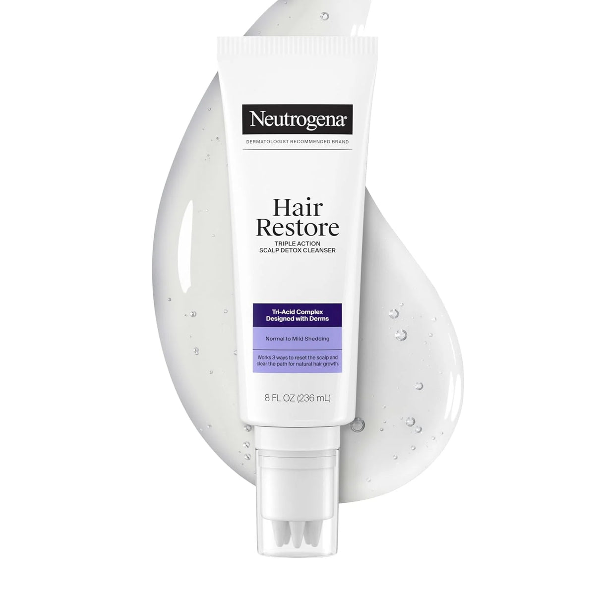 Neutrogena Hair Restore Triple Action Scalp Detox Cleanser, 8 fl oz