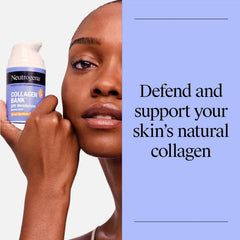 Neutrogena Collagen Bank SPF Moisturizer with SPF 30 Broad Spectrum Anti-Aging Face Collagen Cream Micro-Peptides No White Cast + Travel Size Hydro Boost Hydrating Gel Cleanser, 2 fl oz / 0.5 fl oz