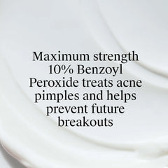 Neutrogena Rapid Clear Stubborn Acne Spot Treatment Gel, Maximum Strength 10% Benzoyl Peroxide Treatment Medication for Acne Prone Skin, Pimple Cream Reduces Size & Redness, 1 oz