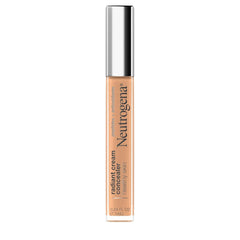 Neutrogena Healthy Skin Radiant Brightening Cream with Peptides & Vitamin E Antioxidant, Lightweight Perfecting Concealer Cream, Non-Comedogenic, Almond Medium 02 with warm undertones, 0.24 oz
