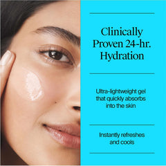 Neutrogena Hydro Boost Water Gel and Hydro Boost Hydrating Gel Cleanser, for Normal to Oily Skin, Facial Moisturizer 1.7 fl oz and Trial-Size Facial Cleanser 0.5 fl oz