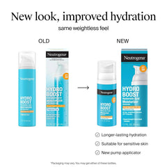 Neutrogena Hydro Boost Hyaluronic Acid Face Moisturizer with Broad Spectrum SPF 50 Sunscreen,Non-Greasy,Fragrance Free Daytime Facial Moisturizer to Hydrate & Soothe Dry Skin,1.7 fl. oz,(Pack of 2)