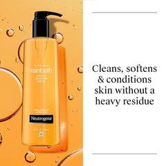 Neutrogena Rainbath Refreshing Shower Gel, Moisturizing Body Wash for Men and Women, Cleans, Softens, and Conditions Skin, Creamy Lather Ideal for Leg-Shaving, Spa-Like Experience, 32 fl oz